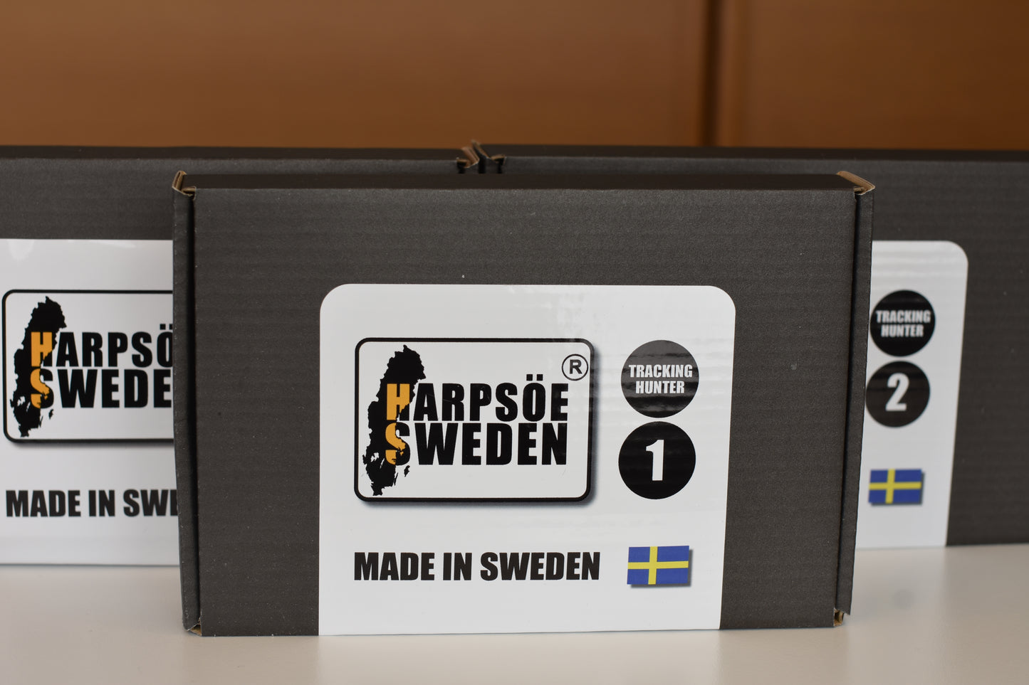 Remmen kommer i små lådor som passar de flesta postfack